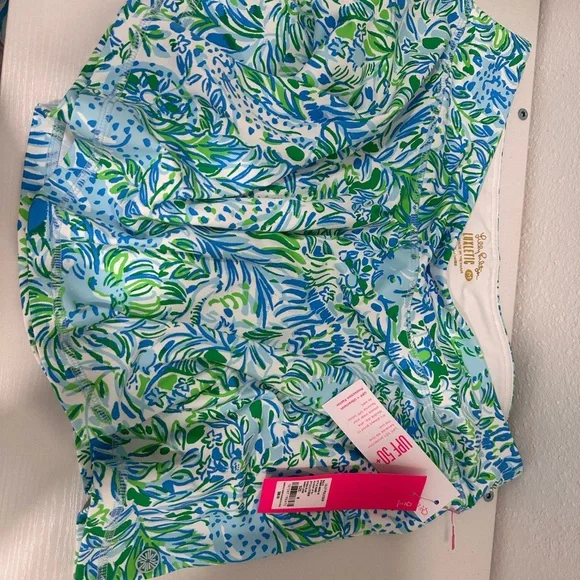 Lilly Pulitzer NWT Alia Skort - Hydra Blue - Picture 5 of 5